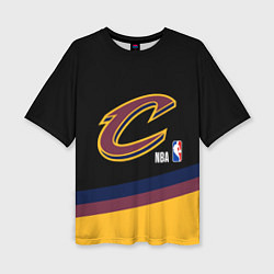 Женская футболка оверсайз Cleveland Cavaliers NBA basketball