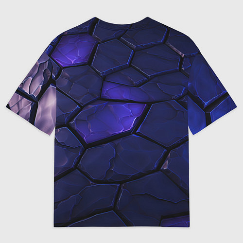 Женская футболка оверсайз Astro retro style / 3D-принт – фото 2