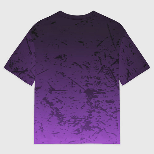 Женская футболка оверсайз Lazarus: Violet Pattern / 3D-принт – фото 2