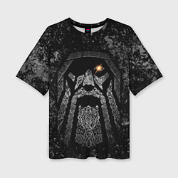 Футболка оверсайз женская Всеотец Один, цвет: 3D-принт