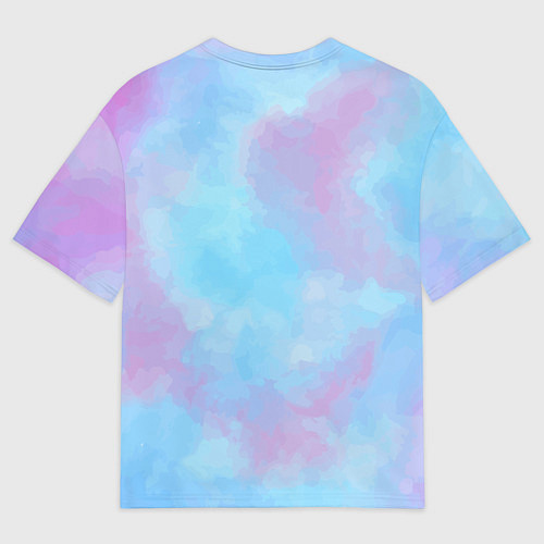 Женская футболка оверсайз Билли Айлиш из мозаики / 3D-принт – фото 2