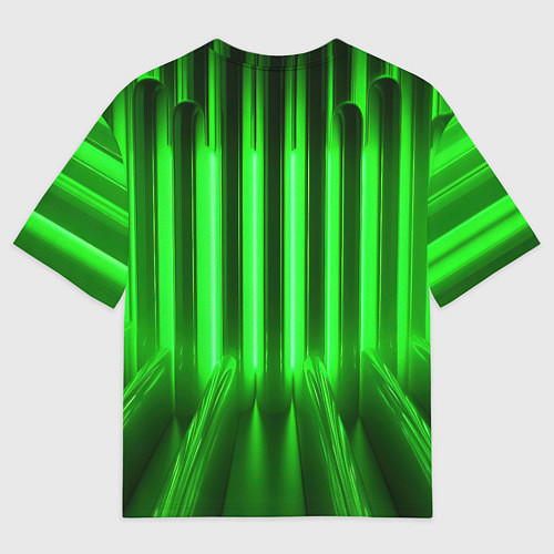 Женская футболка оверсайз Билли Айлиш космический костюм / 3D-принт – фото 2