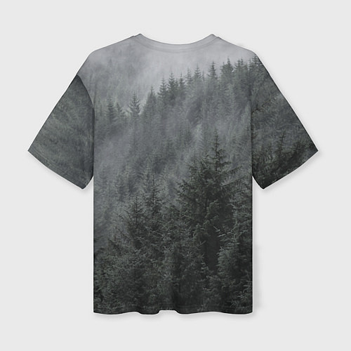 Женская футболка оверсайз Древние боги могучих лесов / 3D-принт – фото 2