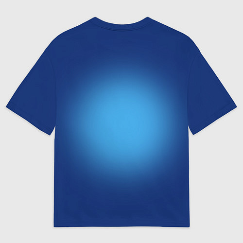 Женская футболка оверсайз Cyborg Bugs Bunny with a gun - ai art fantasy / 3D-принт – фото 2