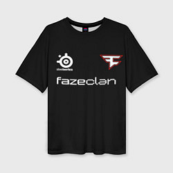 Футболка оверсайз женская FaZe Clan - S1mple 007, цвет: 3D-принт