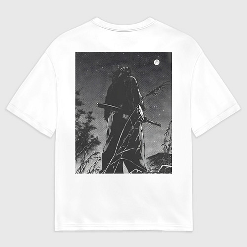 Женская футболка оверсайз Миямото Мусаси, Vagabond / 3D-принт – фото 2