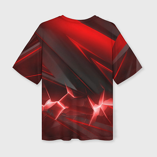 Женская футболка оверсайз Bones с черепами на худи / 3D-принт – фото 2