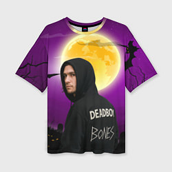 Футболка оверсайз женская Deadboy Bones, цвет: 3D-принт