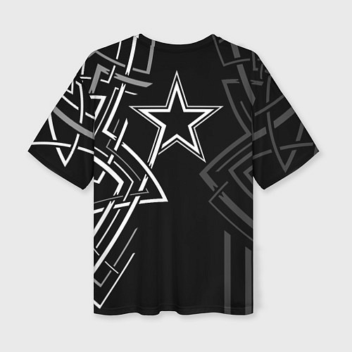 Женская футболка оверсайз Самбо движение в узоре / 3D-принт – фото 2