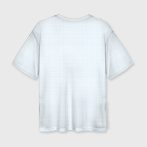 Женская футболка оверсайз Расписание мостов / 3D-принт – фото 2