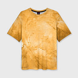 Женская футболка оверсайз Абстракция - bright yellow