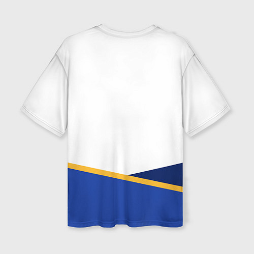 Женская футболка оверсайз Golden State Warriors - NBA / 3D-принт – фото 2