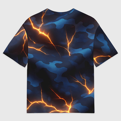 Женская футболка оверсайз Объемные буквы ВМФ / 3D-принт – фото 2