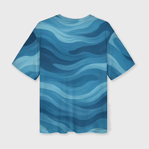 Женская футболка оверсайз ВМФ Медведь с АК-47 / 3D-принт – фото 2