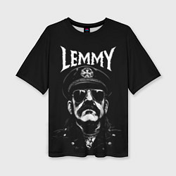 Футболка оверсайз женская Motorhead - lemmy, цвет: 3D-принт