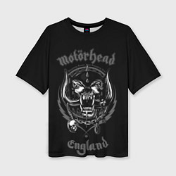 Женская футболка оверсайз Motorhead логотип