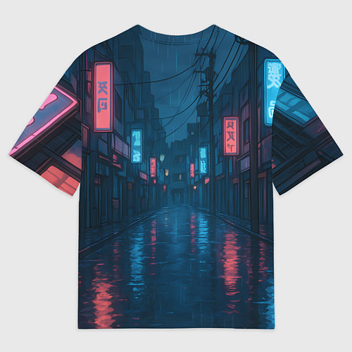 Женская футболка оверсайз Сиратори Айра в ярости / 3D-принт – фото 2