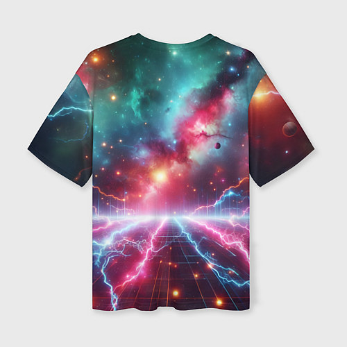 Женская футболка оверсайз Гитарист Бендер рок группы Футурама / 3D-принт – фото 2