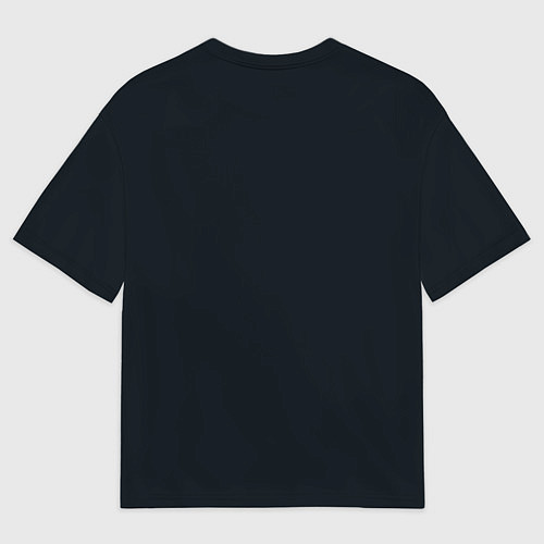 Женская футболка оверсайз Пиксельная голова волка / 3D-принт – фото 2