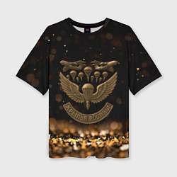 Женская футболка оверсайз Крылья Родины ВДВ