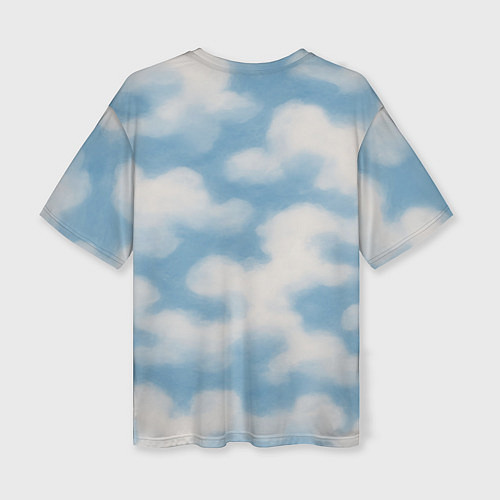 Женская футболка оверсайз Небесный щит России ВДВ / 3D-принт – фото 2