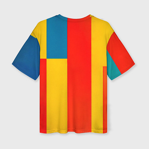 Женская футболка оверсайз Гангстер поп-арт / 3D-принт – фото 2