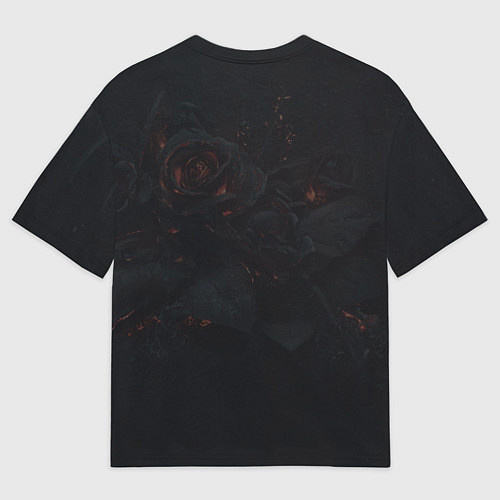 Женская футболка оверсайз Ризли вампирская тематика / 3D-принт – фото 2