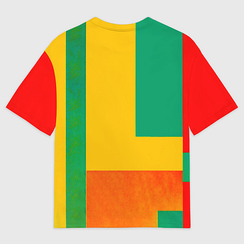 Женская футболка оверсайз Спартанский воин поп-арт / 3D-принт – фото 2