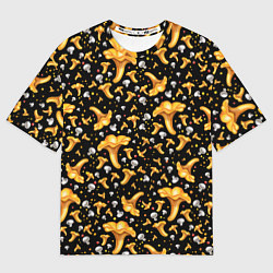 Женская футболка оверсайз Грибной дождик