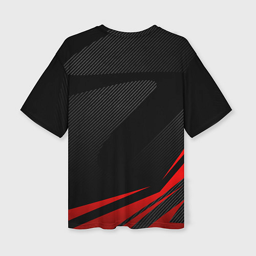 Женская футболка оверсайз Umbrella - спорт / 3D-принт – фото 2