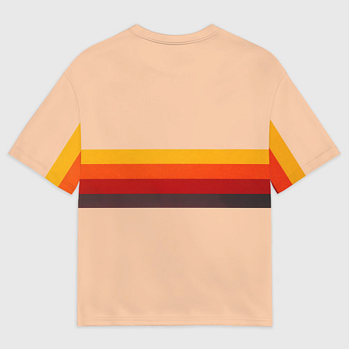 Женская футболка оверсайз ПАЗ 652 ретро автобус поп-арт / 3D-принт – фото 2