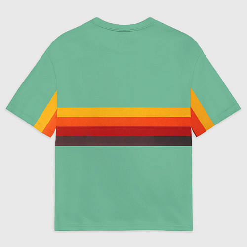 Женская футболка оверсайз Ретро автобус ЗИЛ 158ВРА1 поп-арт / 3D-принт – фото 2