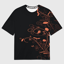 Футболка оверсайз женская Китайский орнамент, цвет: 3D-принт