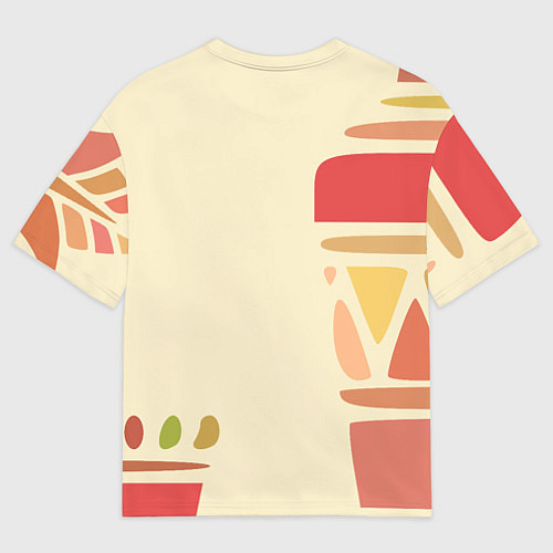 Женская футболка оверсайз Нефертити / 3D-принт – фото 2