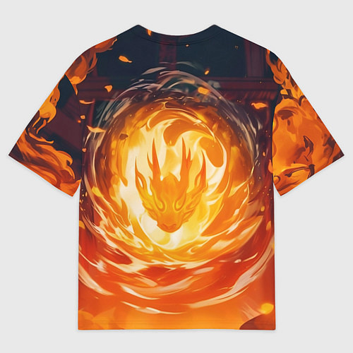 Женская футболка оверсайз Хаято Суо - Ветролом / 3D-принт – фото 2