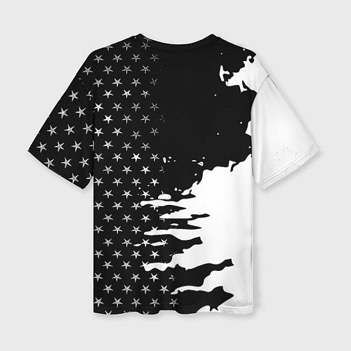 Женская футболка оверсайз Liverpool текстура спорт / 3D-принт – фото 2