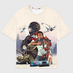 Женская футболка оверсайз GTA Online