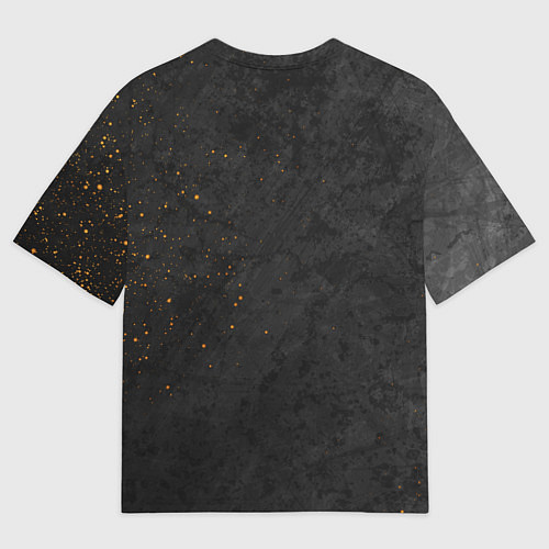 Женская футболка оверсайз Заяц рокер / 3D-принт – фото 2