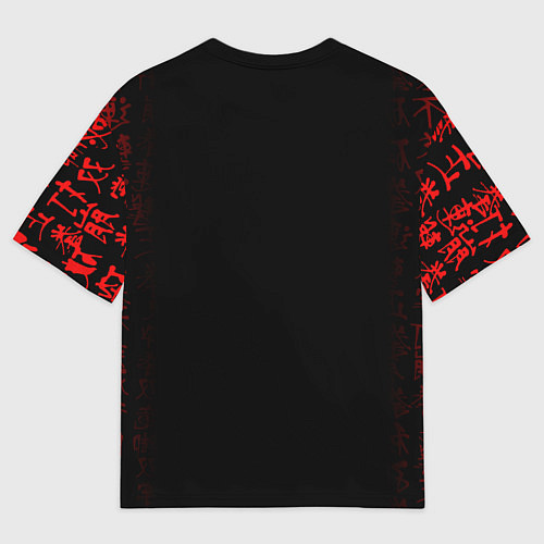 Женская футболка оверсайз Человек бензопила / 3D-принт – фото 2