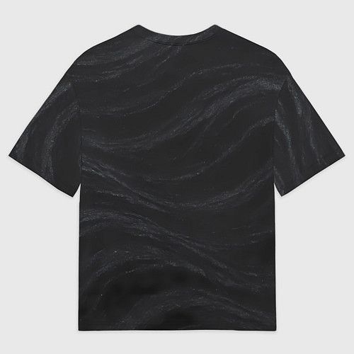 Женская футболка оверсайз Слово сила / 3D-принт – фото 2