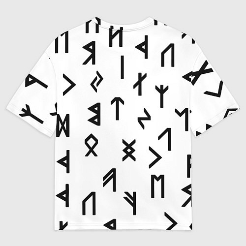 Женская футболка оверсайз Лестер сити символы митстические / 3D-принт – фото 2