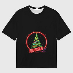Женская футболка оверсайз New year