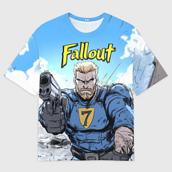 Футболка оверсайз женская Fallout 7, цвет: 3D-принт