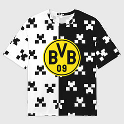 Футболка оверсайз женская Borussia pattern minecraft, цвет: 3D-принт
