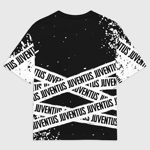 Женская футболка оверсайз Бавария Мюнхен x Ювентус / 3D-принт – фото 2