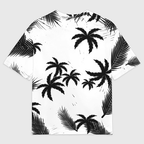 Женская футболка оверсайз Бавария Мюнхен тропики / 3D-принт – фото 2