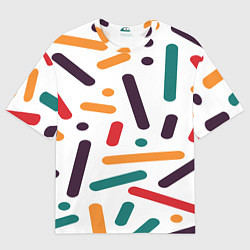 Футболка оверсайз женская Oval oil, цвет: 3D-принт