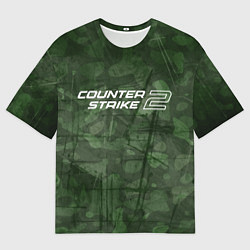 Женская футболка оверсайз Эмблема CS2