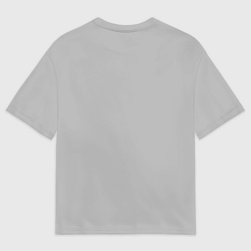 Женская футболка оверсайз Утка-самурай с катаной / 3D-принт – фото 2