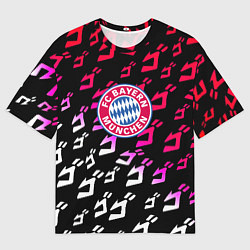 Футболка оверсайз женская Бавария Мюнхен jojo anime, цвет: 3D-принт